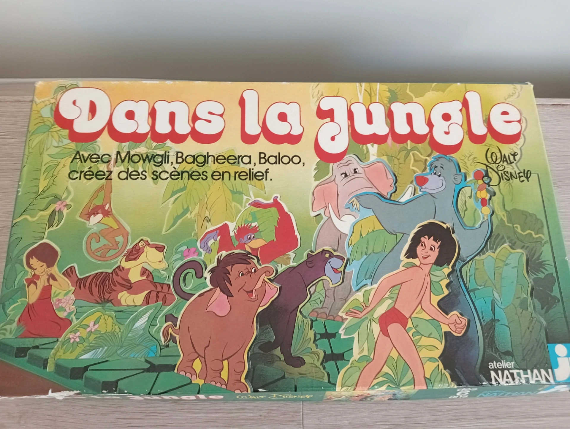 Nella Giungla – Gioco narrativo vintage Disney (Nathan, 1979)  