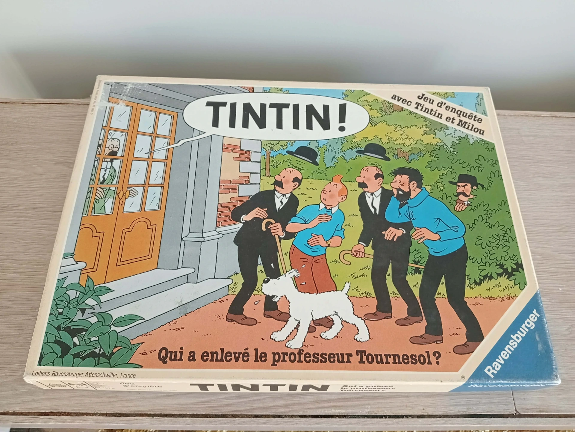 TINTIN ! – Jeu d’enquête vintage Ravensburger (1987)