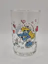 Verre schtroumpfs Amora 2014 - un schtroumpf tombe amoureux de la schtroupfette