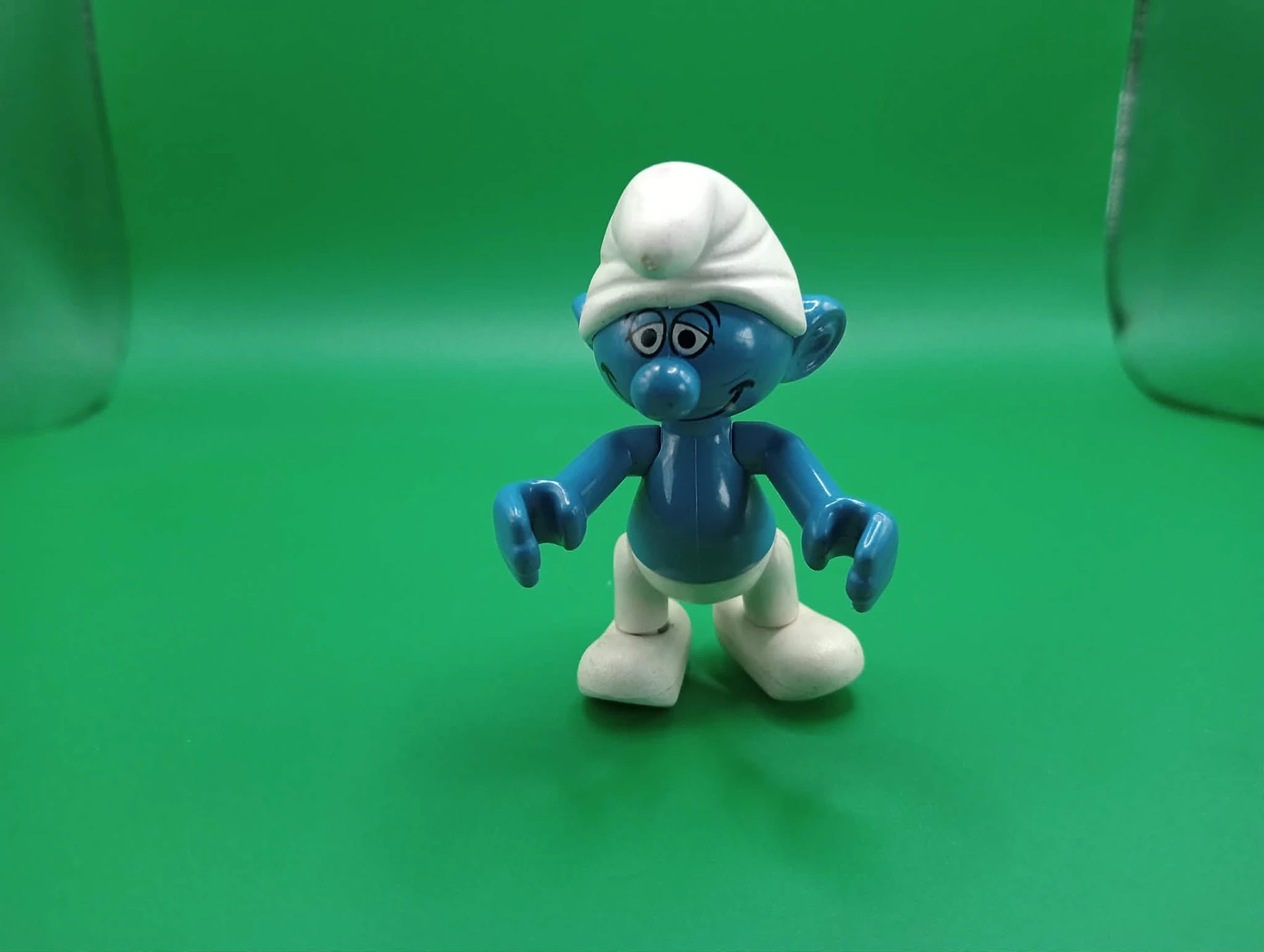 Klassische Schlumpf-Figur – GUTY © Peyo – ca. 6 cm – sehr guter Zustand