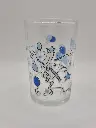 Verre fantaisie étoiles et ballons bleus