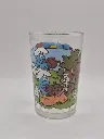 Verre schtroumpfs Bénédictin 1989 - cueillette des noix