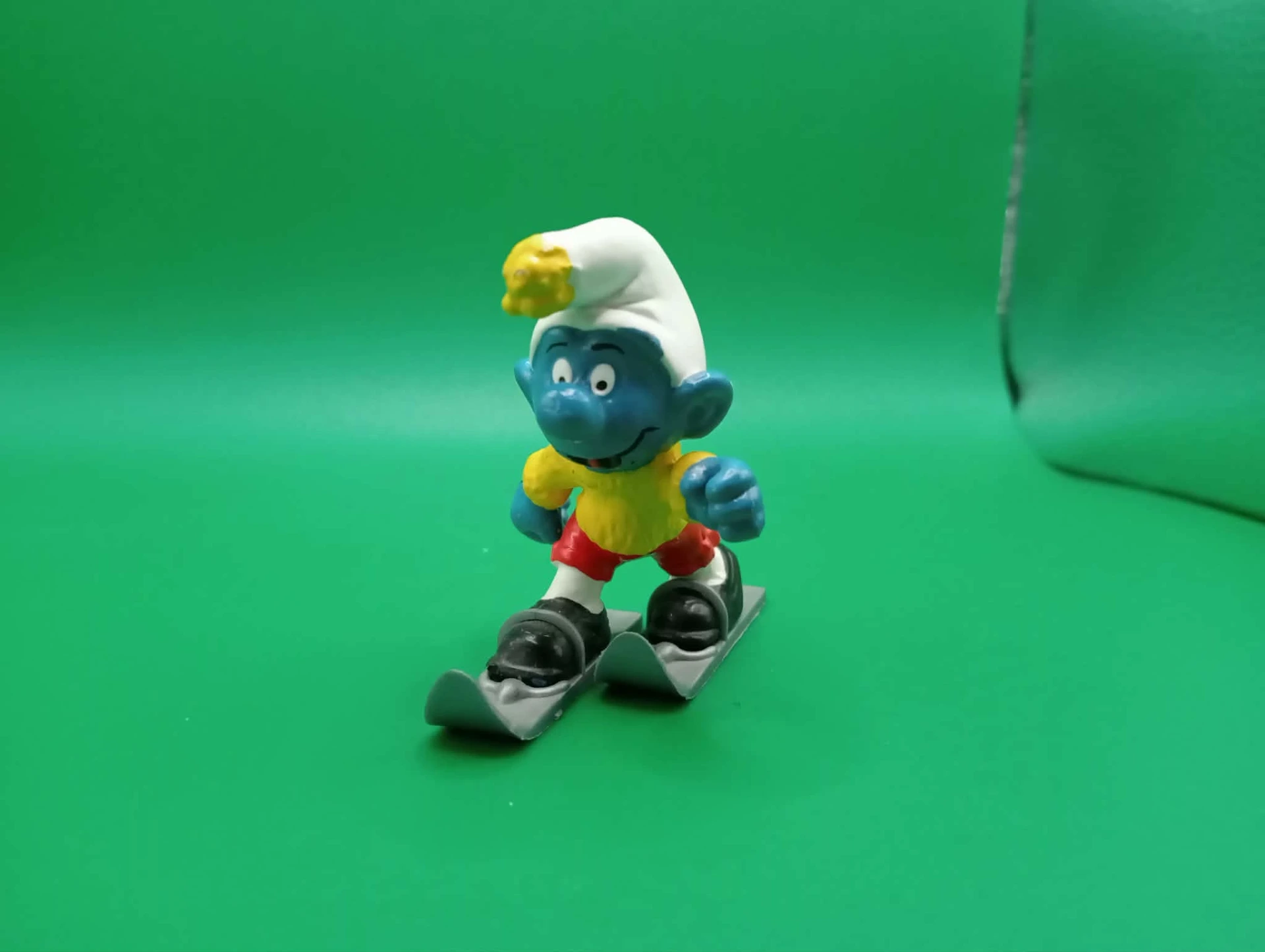 Smurf Esquiador sem bastões