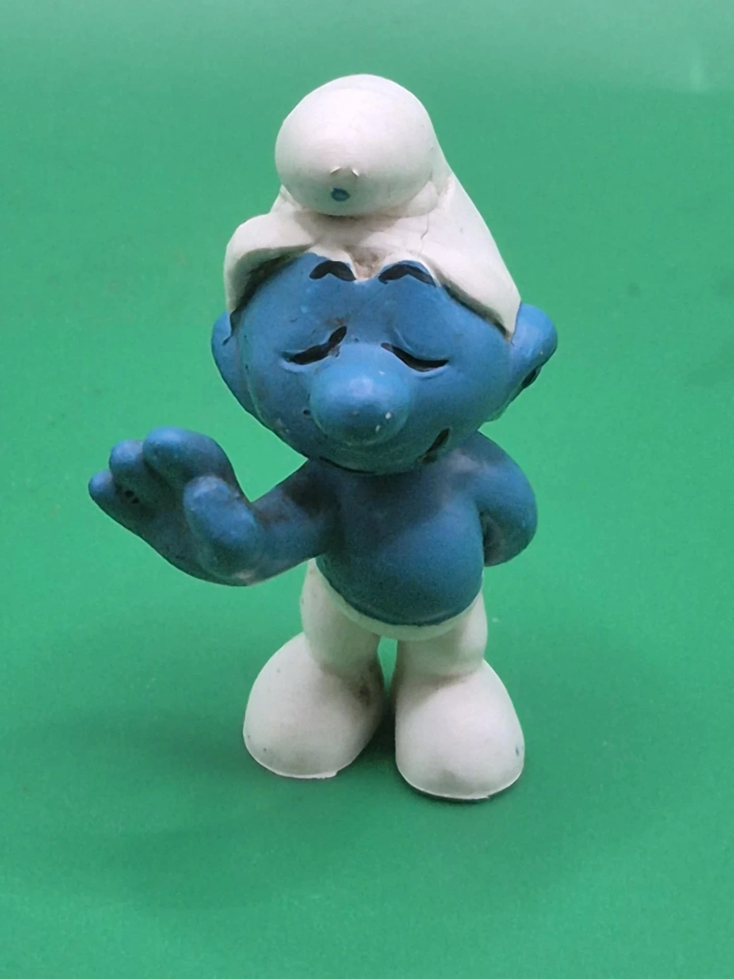 Dromende / Slapende Smurf “W.GERMANY”