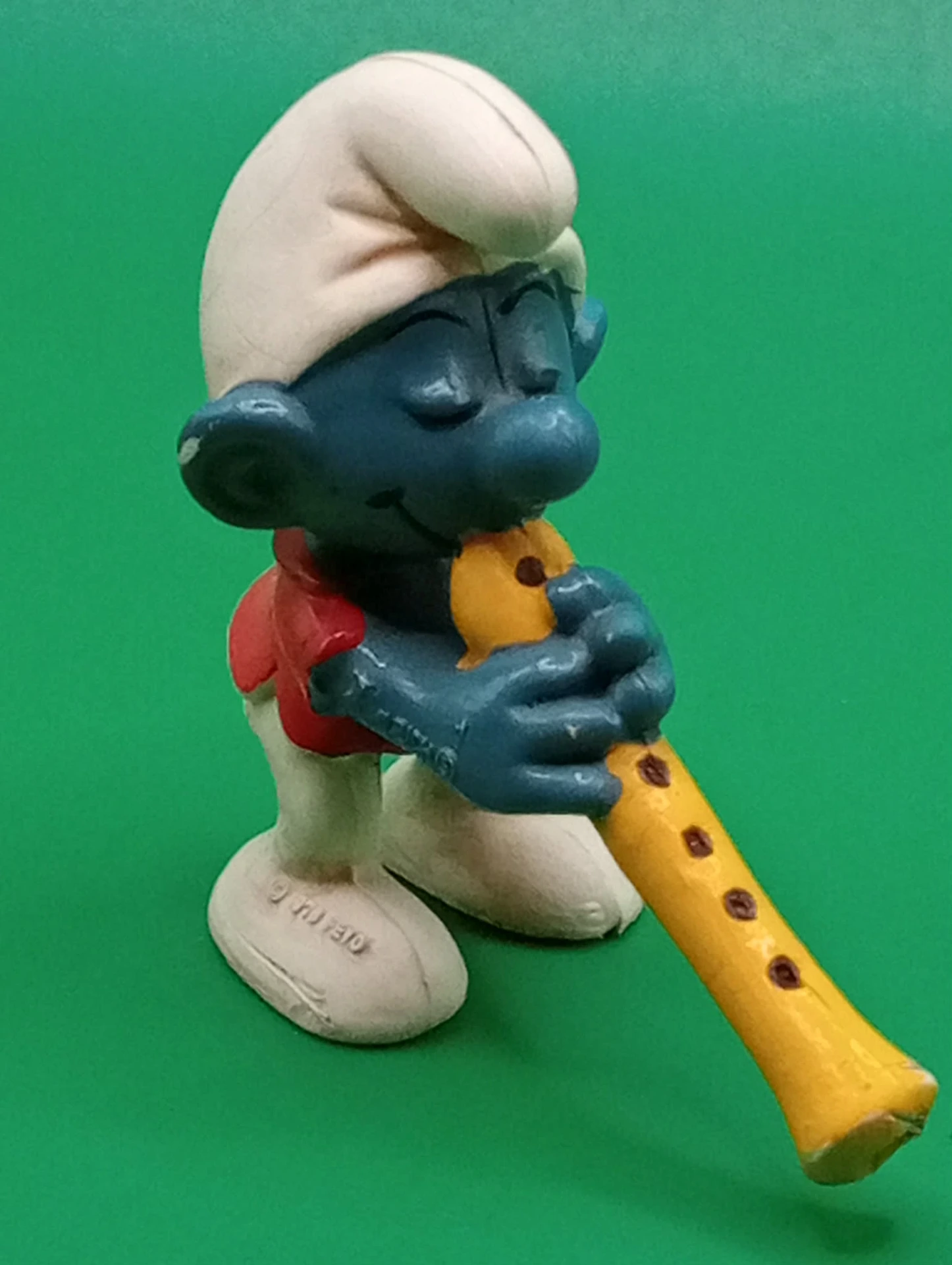 Schtroumpf flûtiste : Le Mozart du plastique