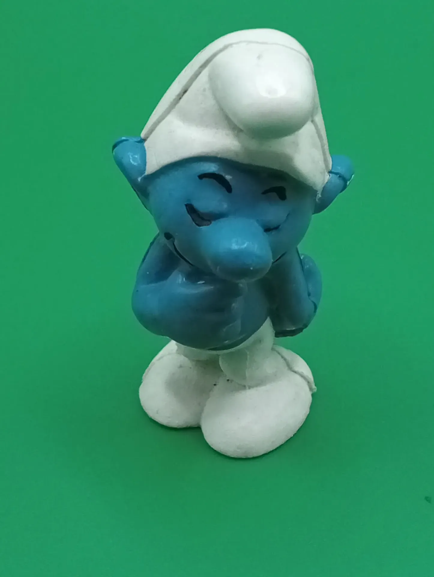 Schüchterner Schlumpf Peyo – Vintage Sammlerfigur