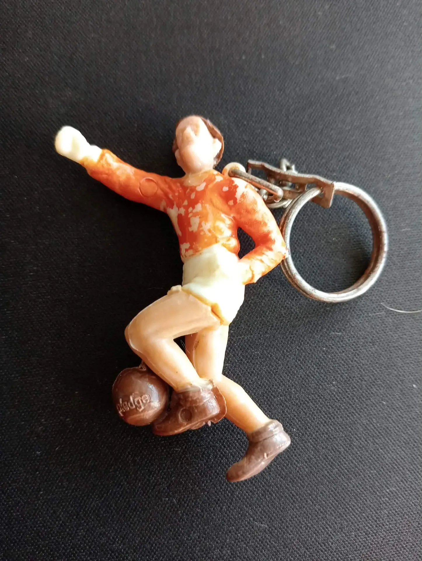 Fußballspieler-Schlüsselanhänger Johan Cruyff Stil – Johnson Vintage 1968