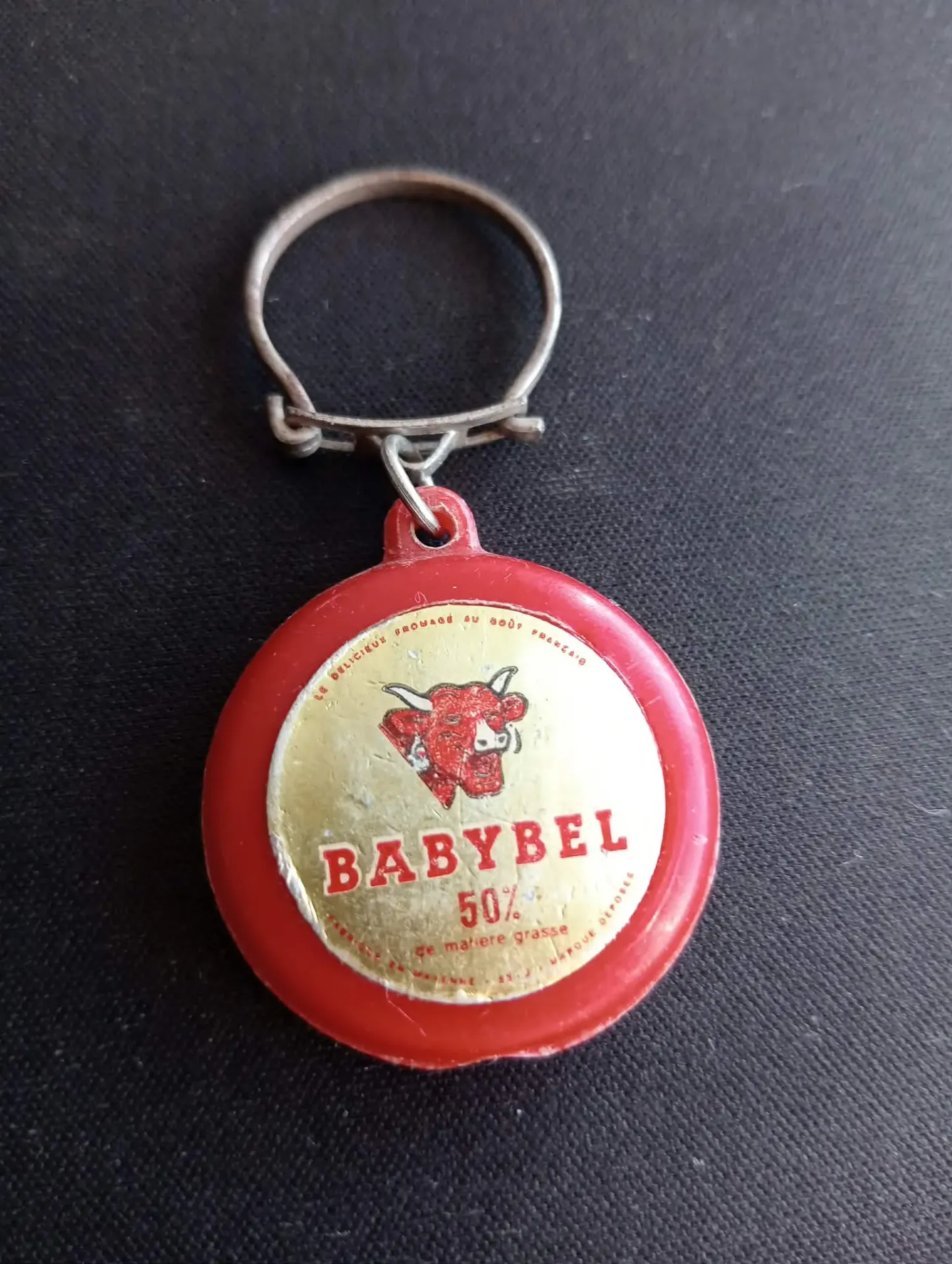 Porte-clé Babybel 50% – Goodie fromage vintage