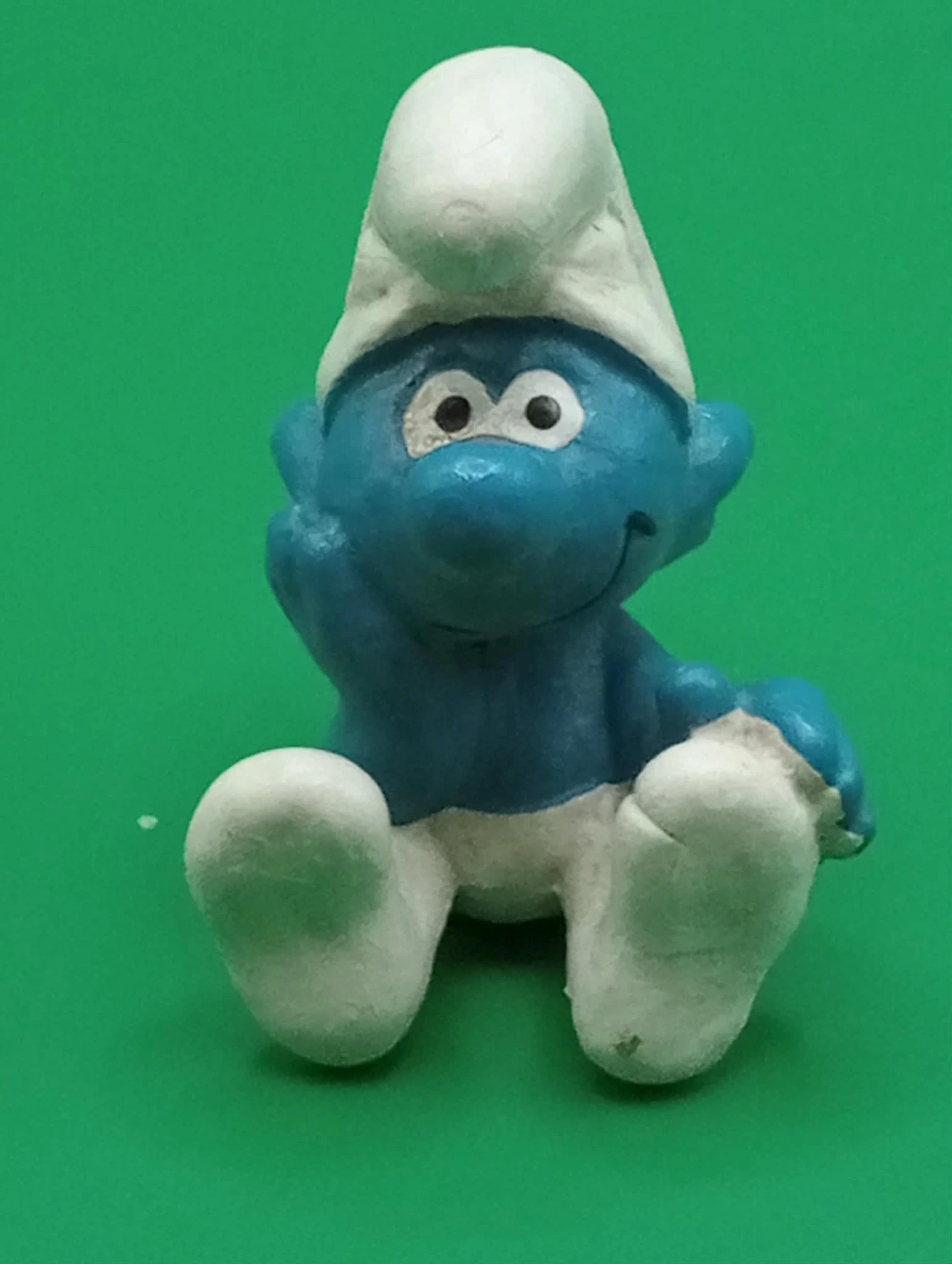 Zittende Smurf 2.0027 “Peyo W. Germany”: Kampioen in nietsdoen