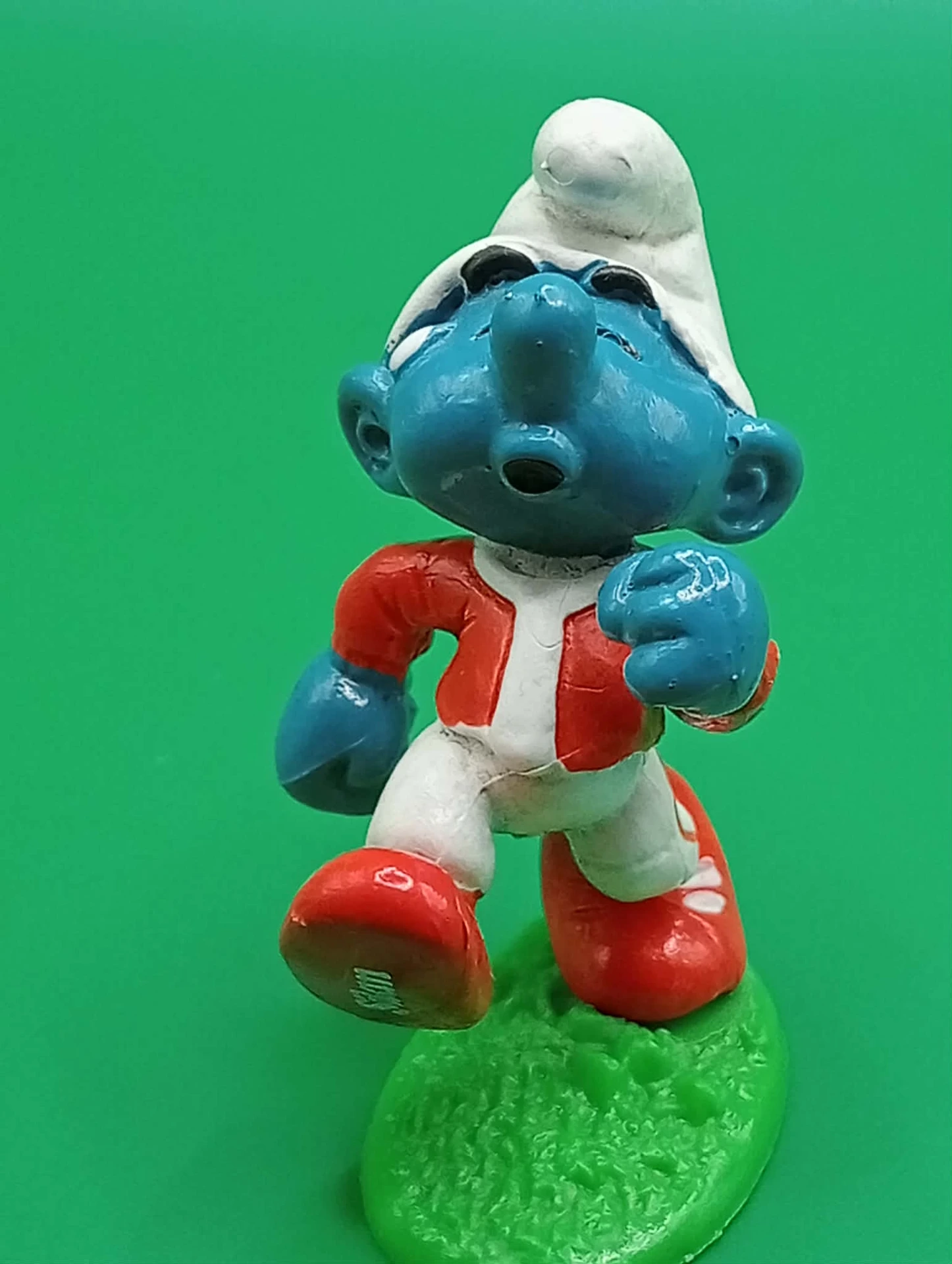 Silan promo Smurf – Vintage “so slow” figurine