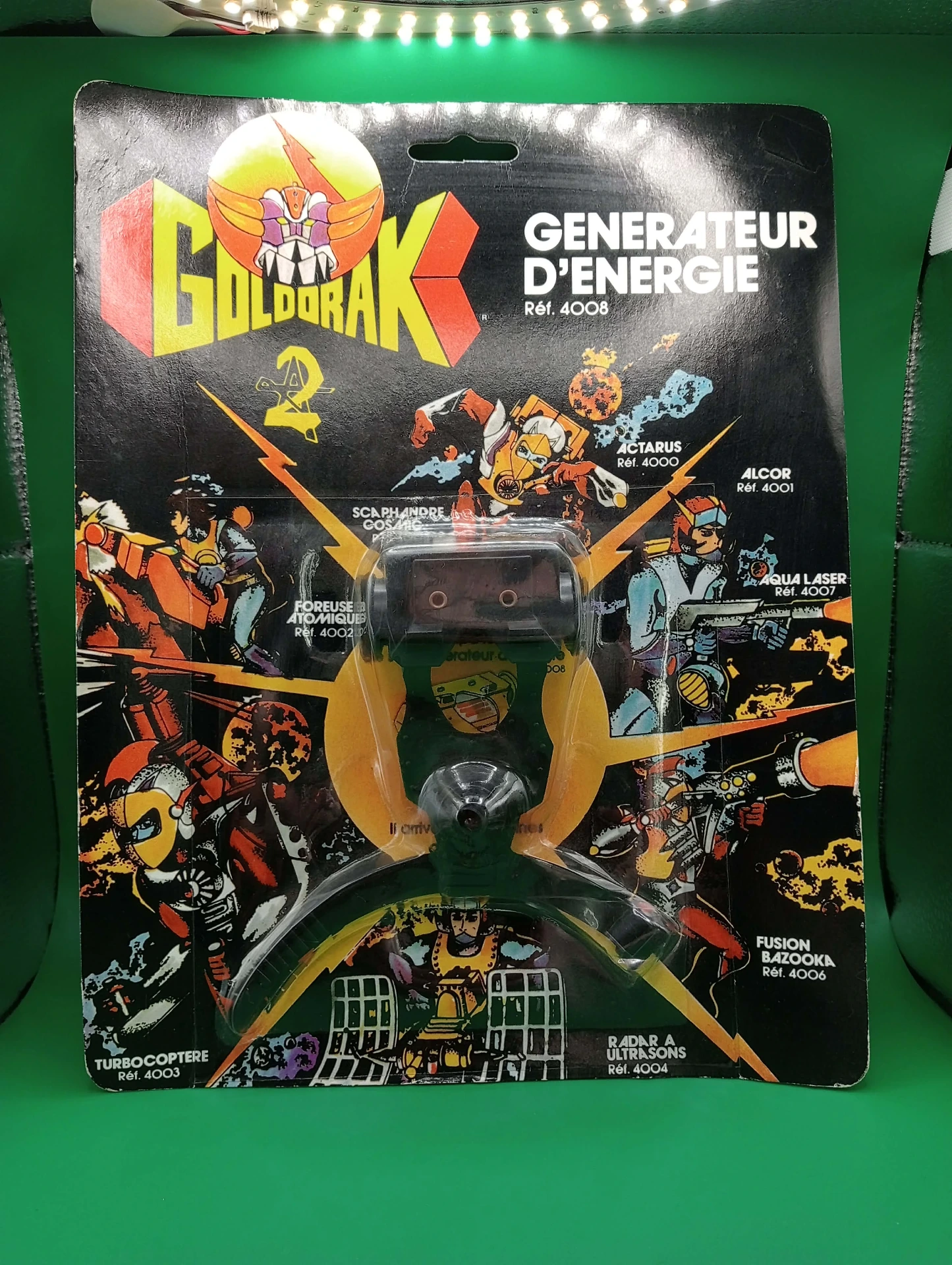 Générateur d’Énergie Goldorak CEJI 4008 – Sous blister vintage