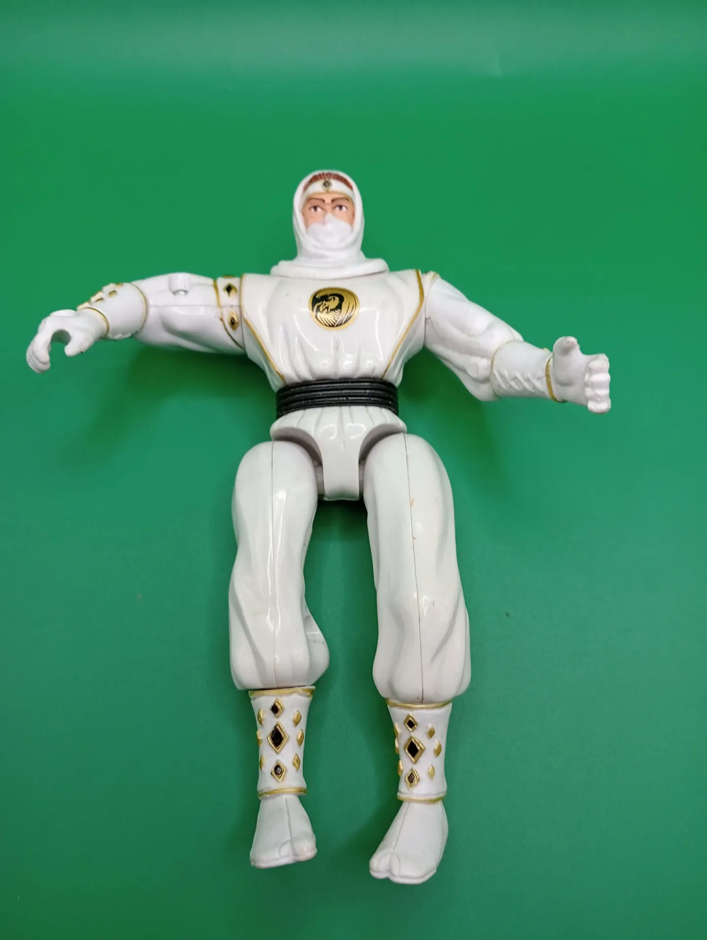 Figura Mighty Morphin Power Rangers Bandai 1995 – Ranger Blanco 13,5 cm