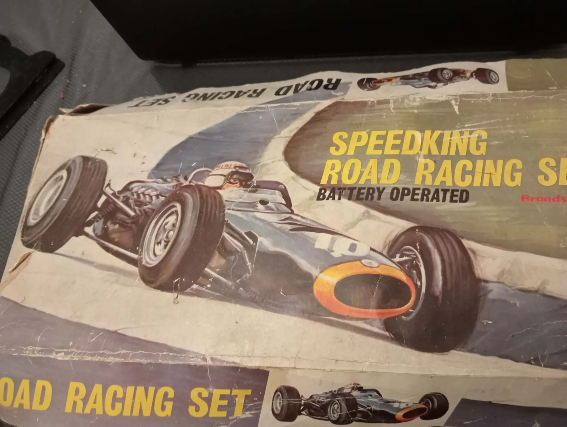 Speedking Brands Hatch circuit – Slotcars op batterijen (1970–1980)