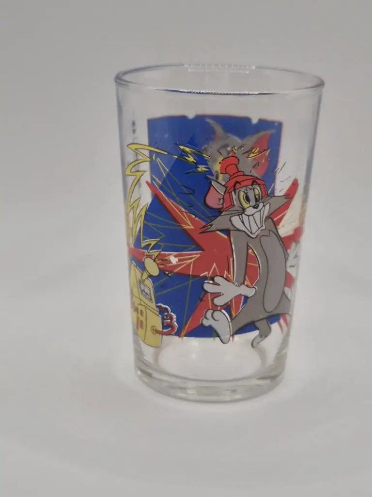 Verre Tom et Jerry Amora - Tom électrocuté