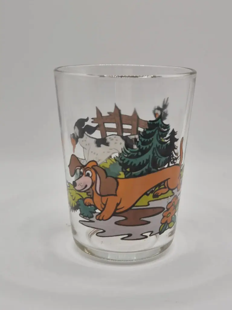 Verre Arcoroc - 2 grands chiens 