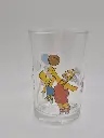 Verre The simpsons - basketball et volleyball