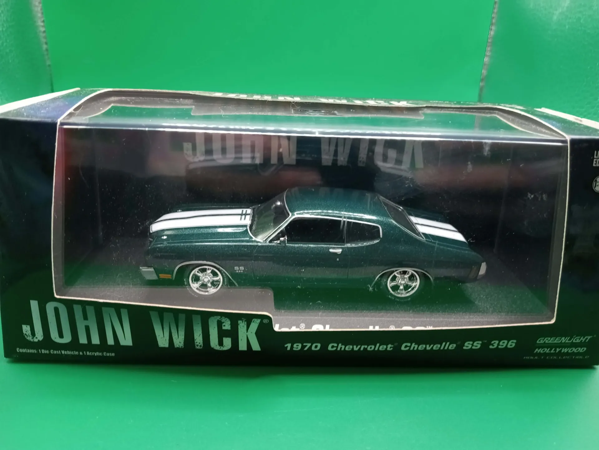 John Wick – Chevrolet Chevelle SS 396 1970 Greenlight – O Muscle Car Que Nunca Anda