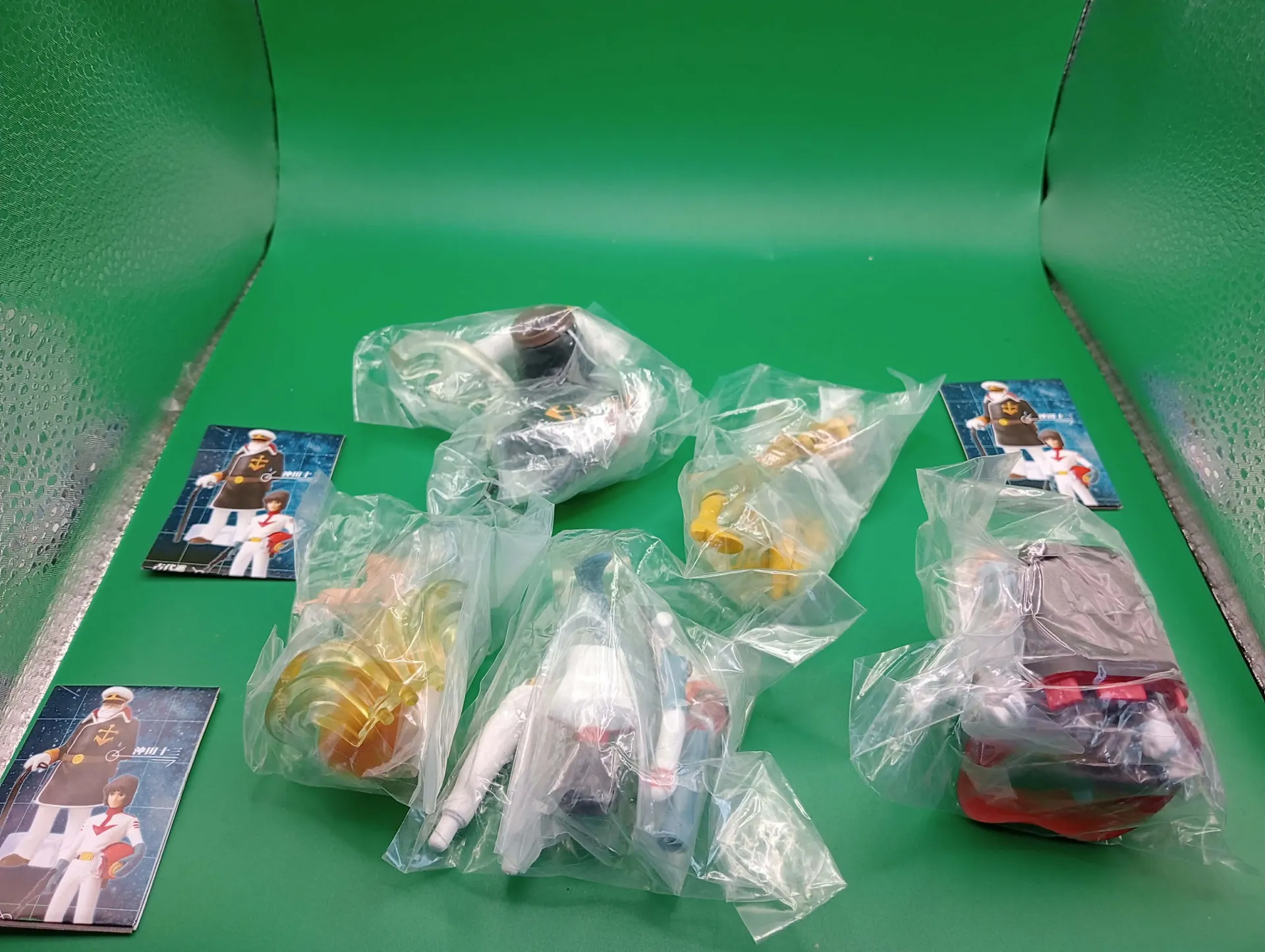 Space Battleship Yamato – Set van 5 Gashapon Figuren – Het Eskader dat Nooit Landt