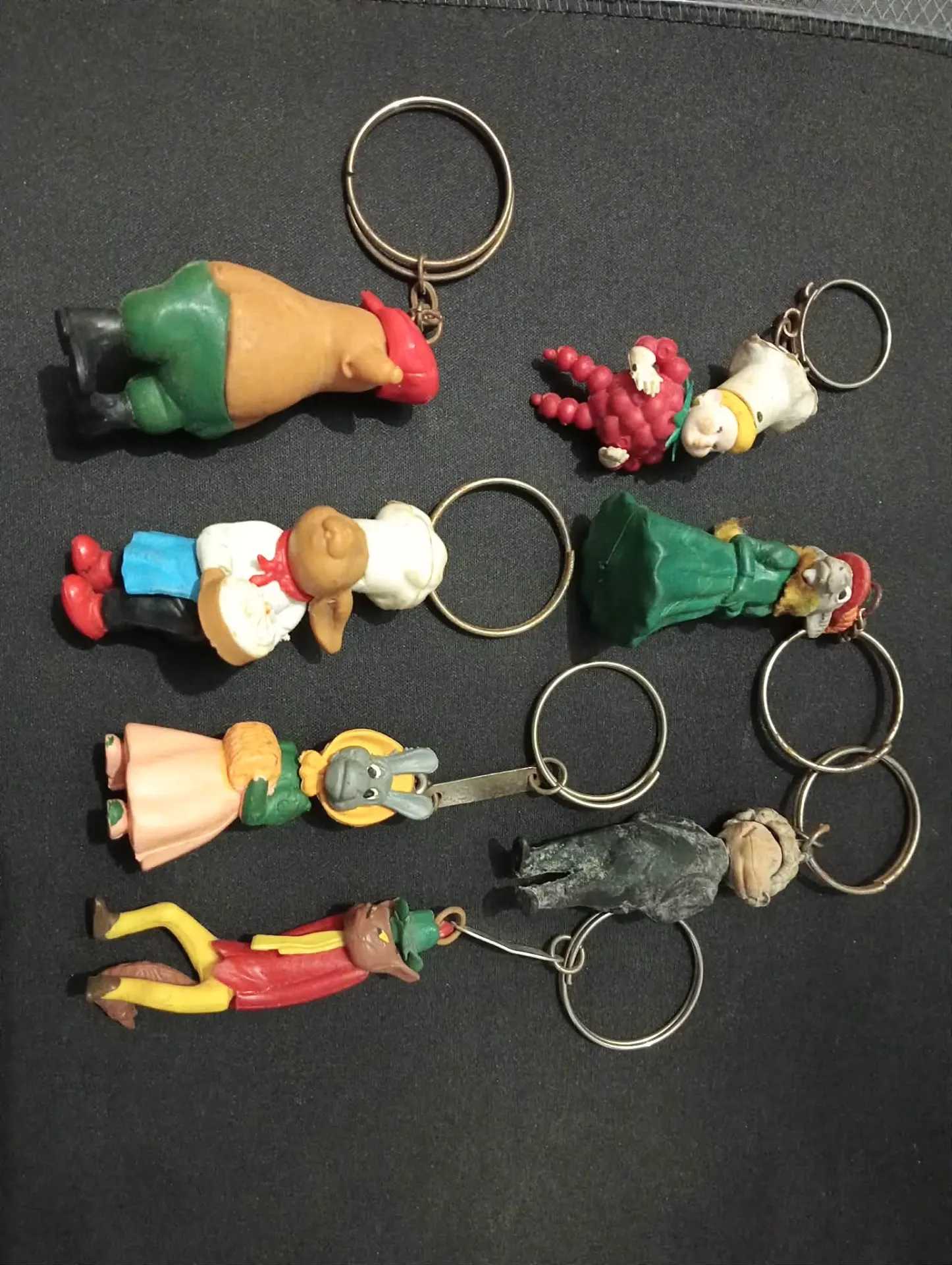Porta‑chaves De Betuwe 1966 – Conjunto de 7 personagens
