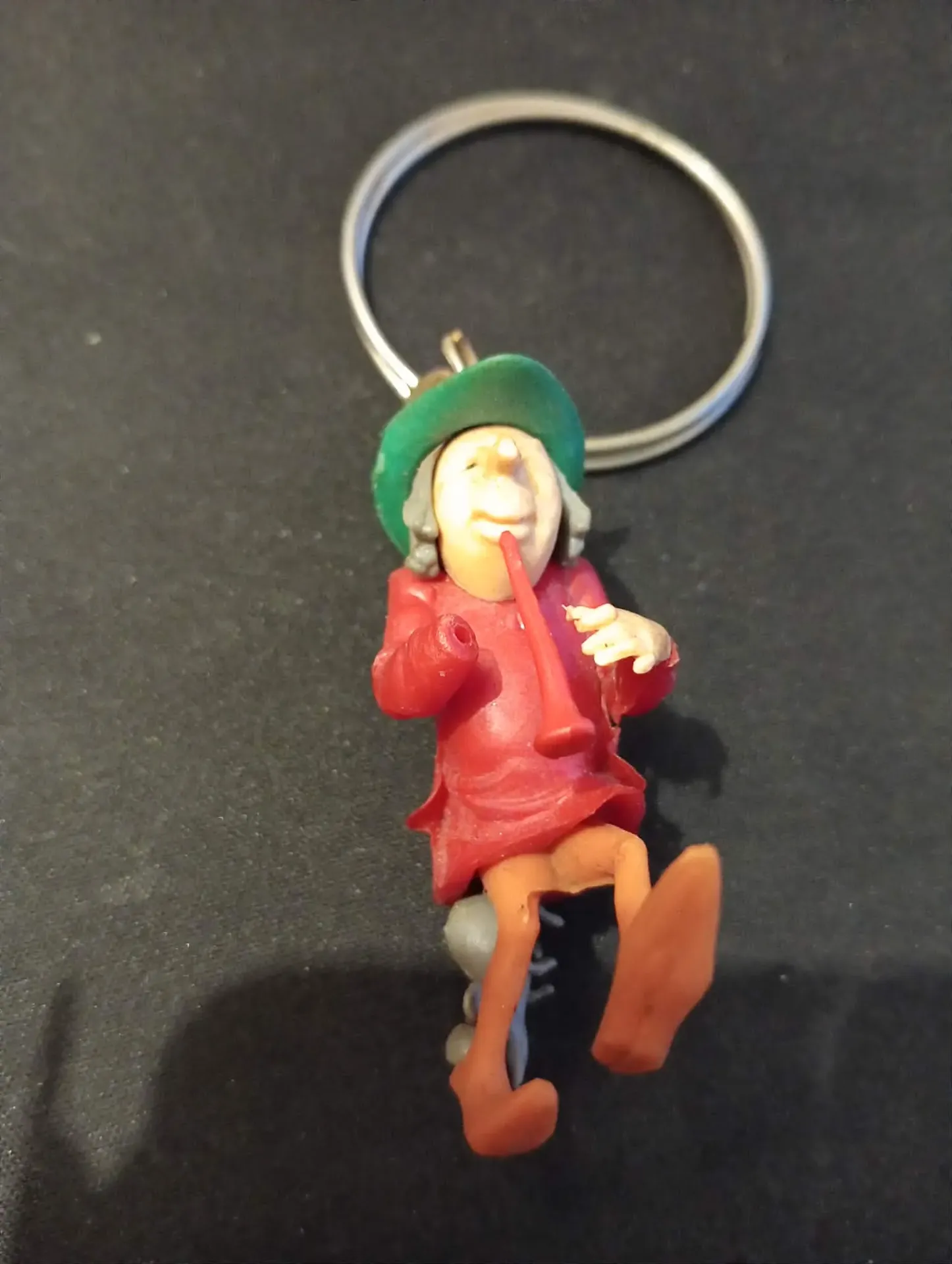 O Flautista de Hamelin – Porta‑chaves vintage anos 60