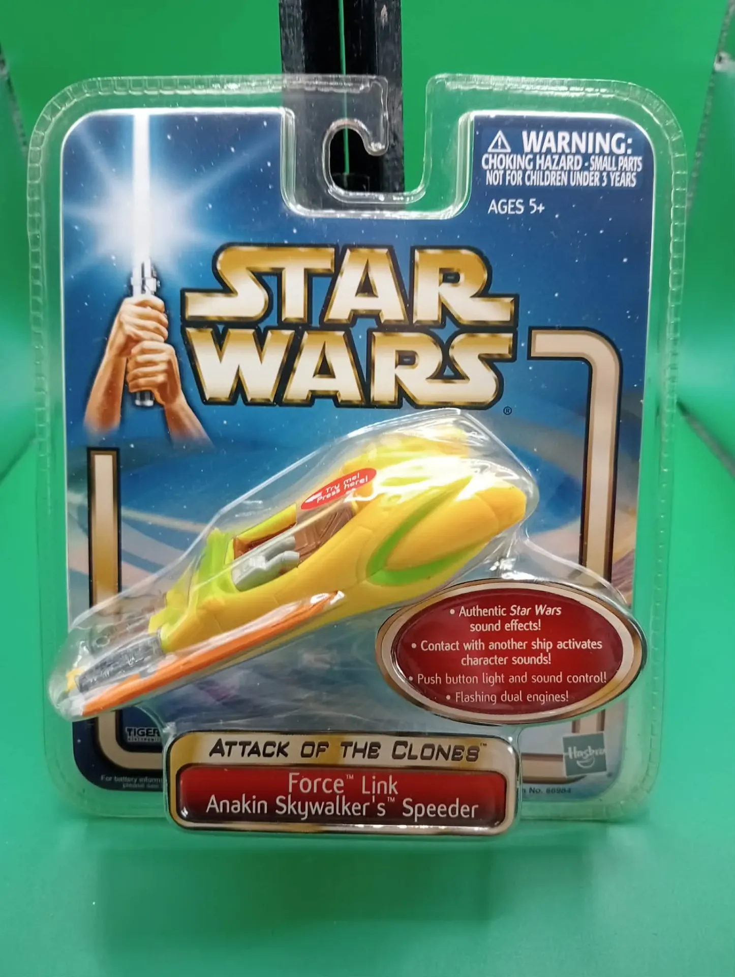 Star Wars Attack of the Clones – Force™ Link Anakin Skywalker’s™ Speeder (Tiger/Hasbro) – 2002