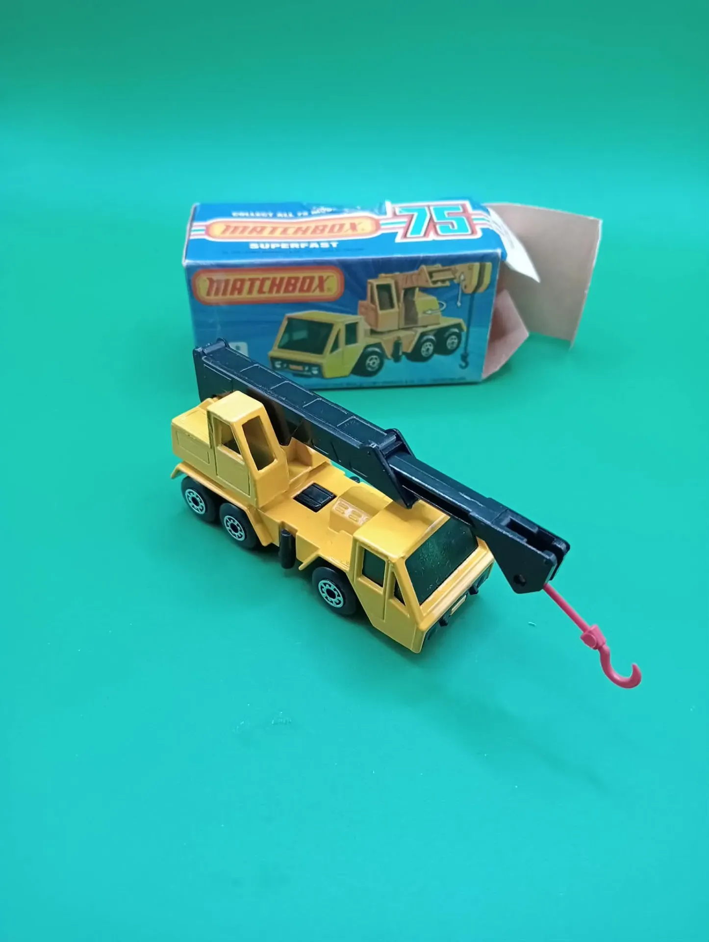Matchbox Superfast n°49 “Crane Truck” (série 75) – ©1976 Lesney – Made in England