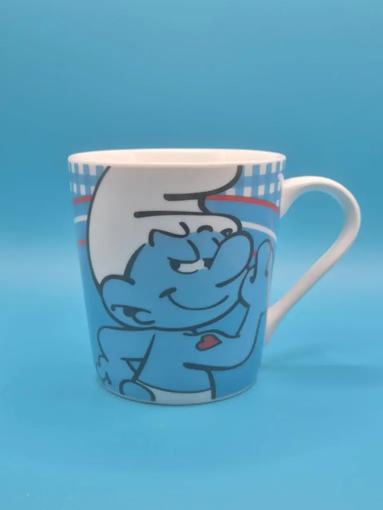 Tasse schtroumpfs 2011 - schtroumpf costaud avec ses altères