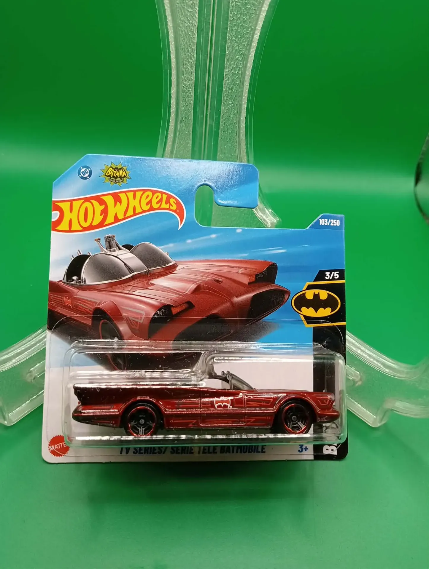 Hot Wheels — Batmóvil Serie TV 1966 (Batman) — 103/250 — nuevo en blíster