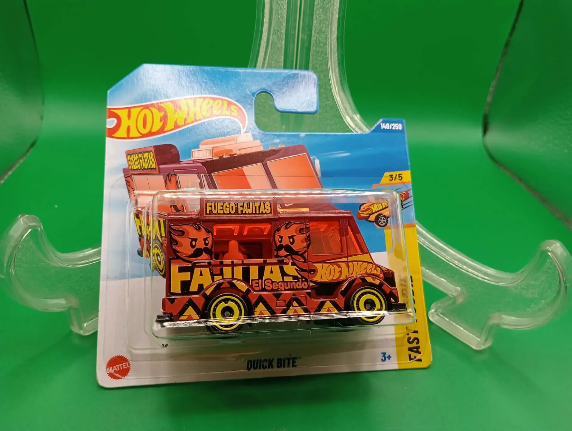 Hot Wheels Quick Bite — 3/5 — 149/250 — novo no blister