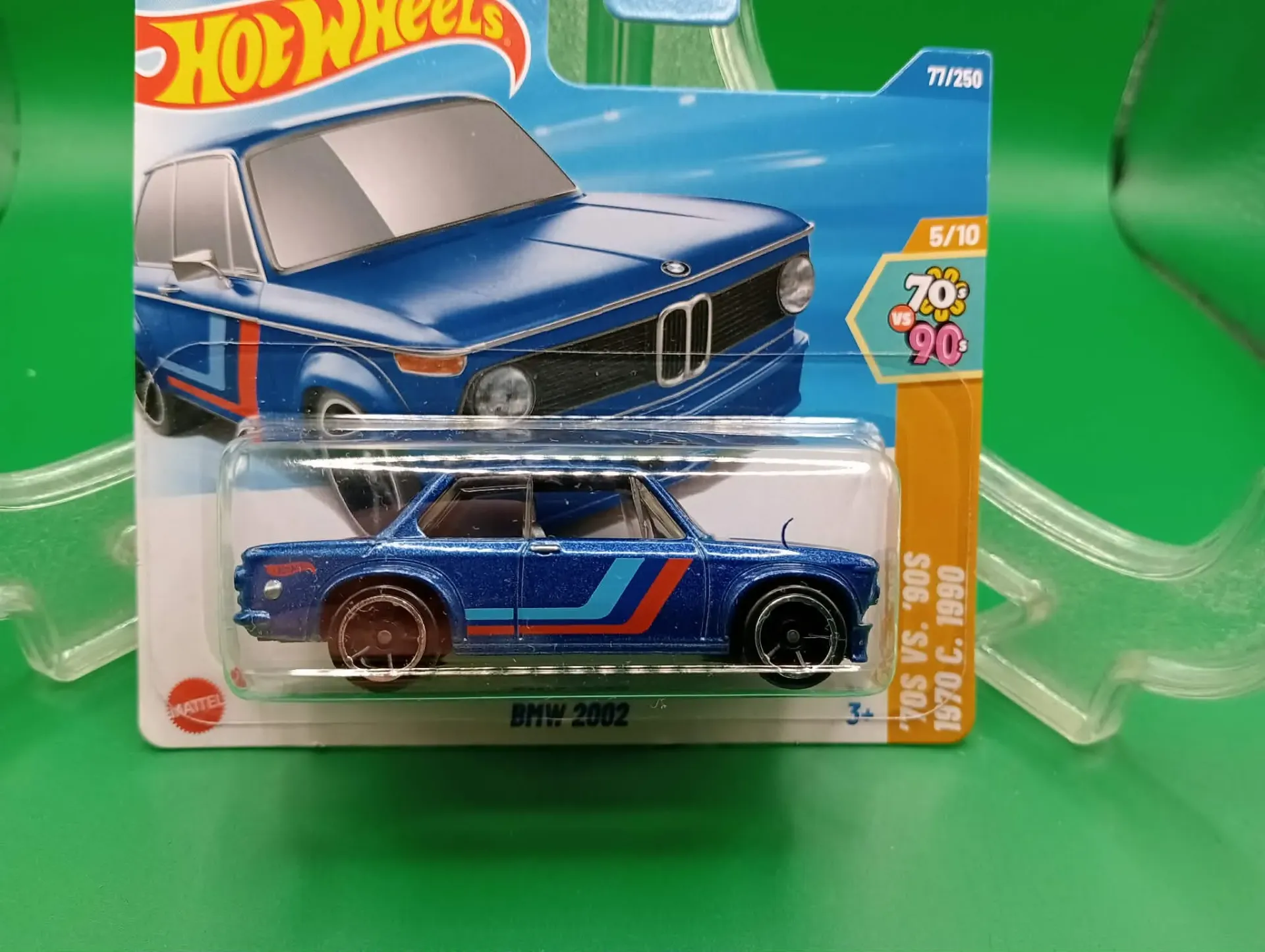 Hot Wheels BMW 2002 — 5/10 — 77/250 — neuve sous blister