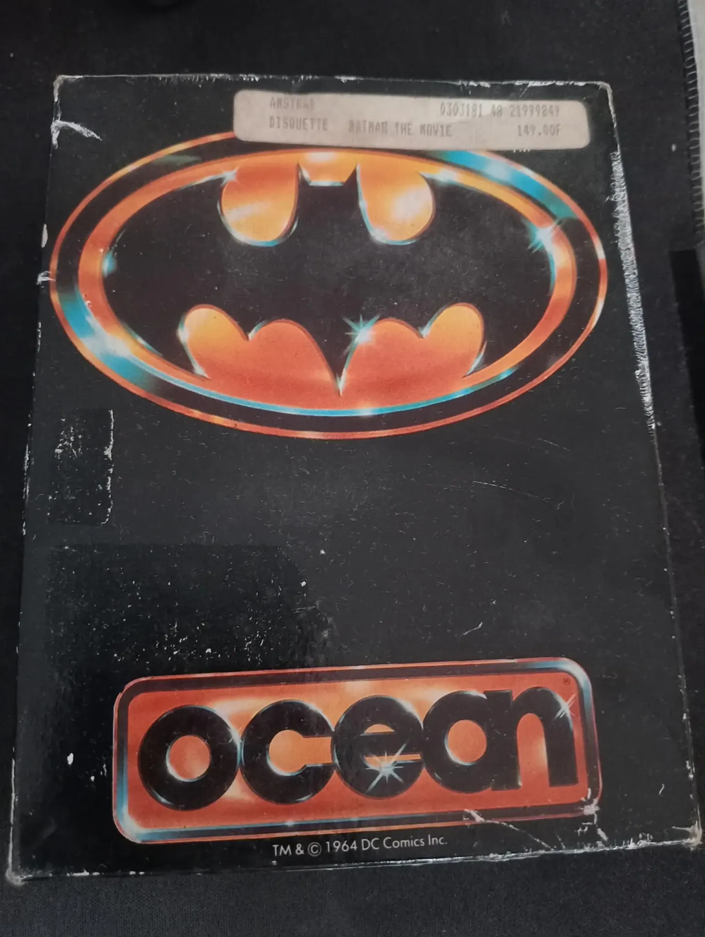 Batman The Movie – Amstrad CPC – disquete de 1989