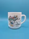 Caneca Smurfs Bénédictin 1989 – Esquiar e divertir‑se à beira do lago