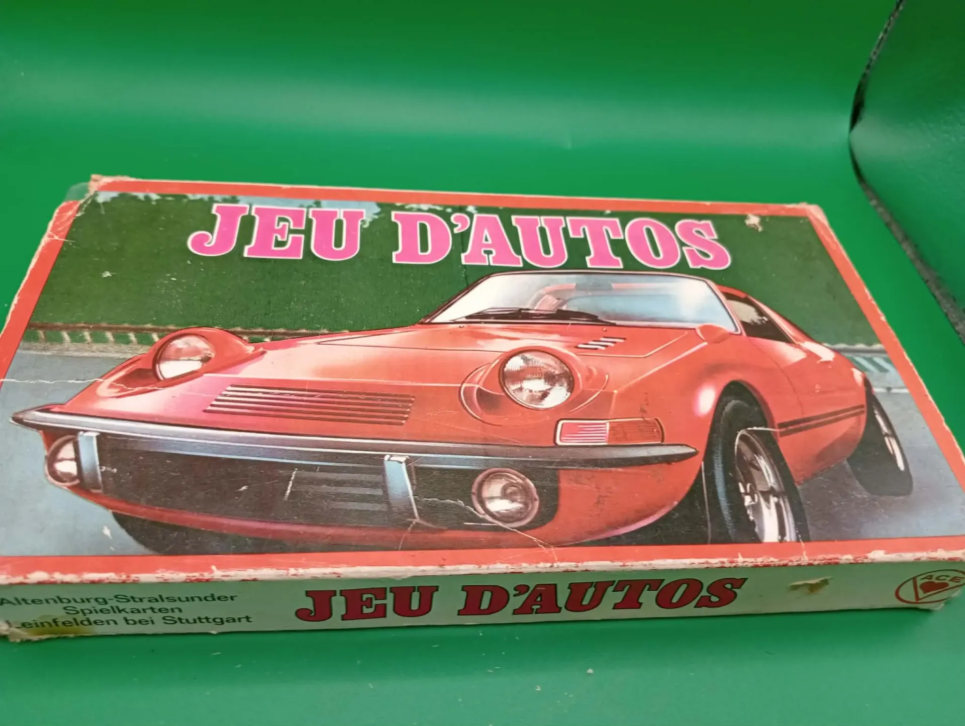 Jeu d'Autos - Simulation Industrielle Vintage