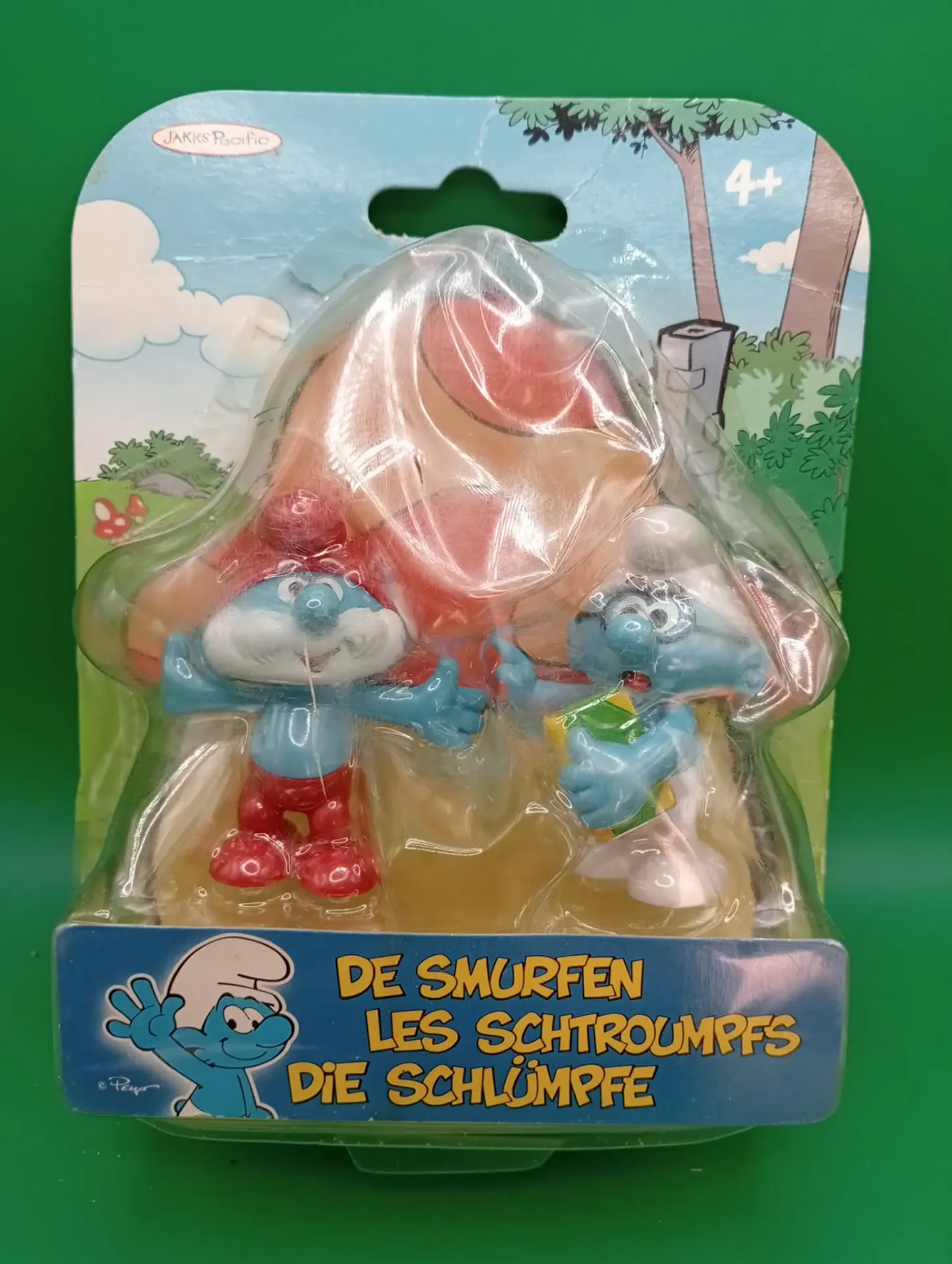 Schlumpf‑Figuren – Jakks Pacific / Puppy – Blister versucht zu fliehen
