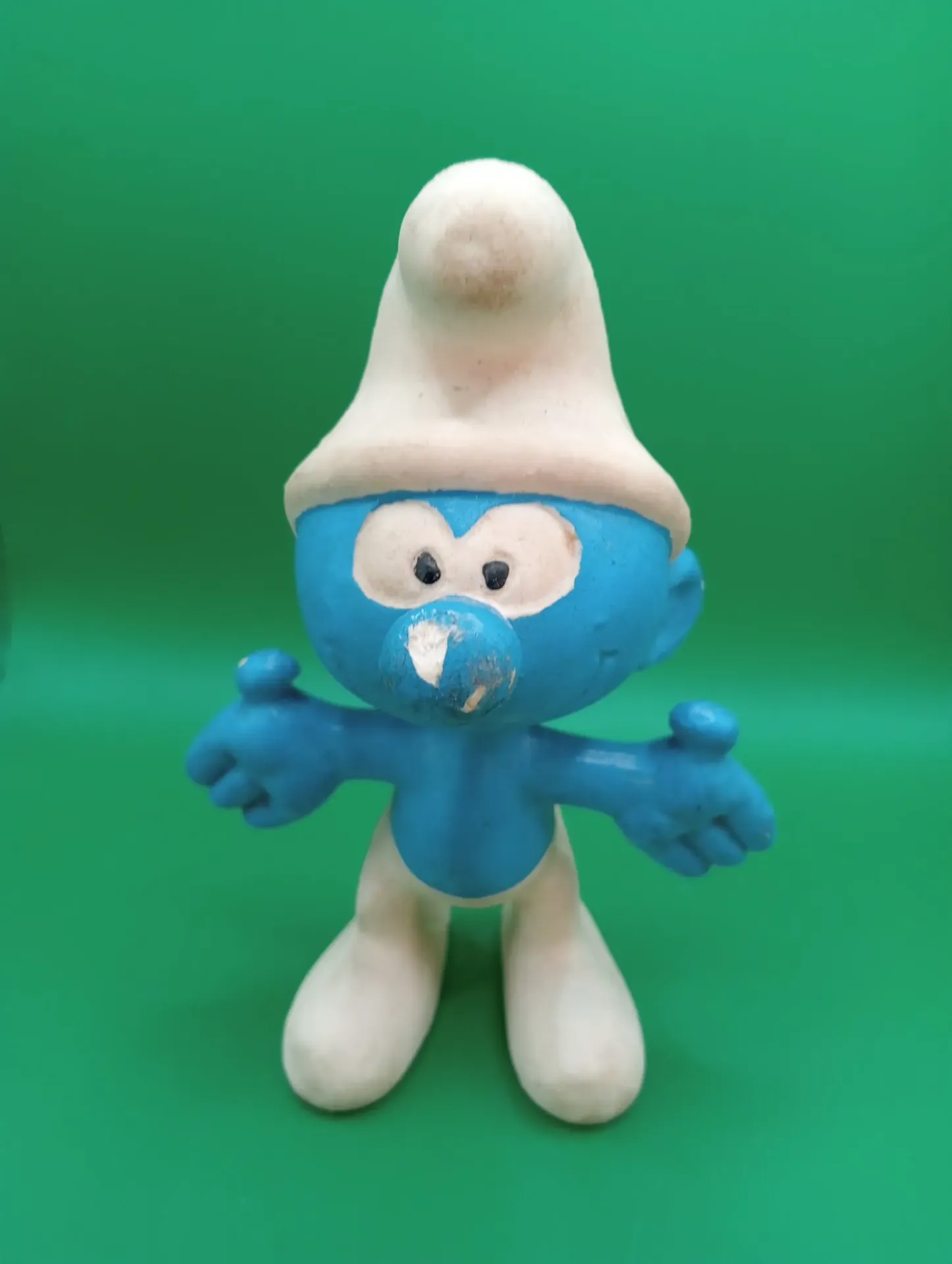 Soft plastic Smurf 15 cm – unmarked – squeaker dead