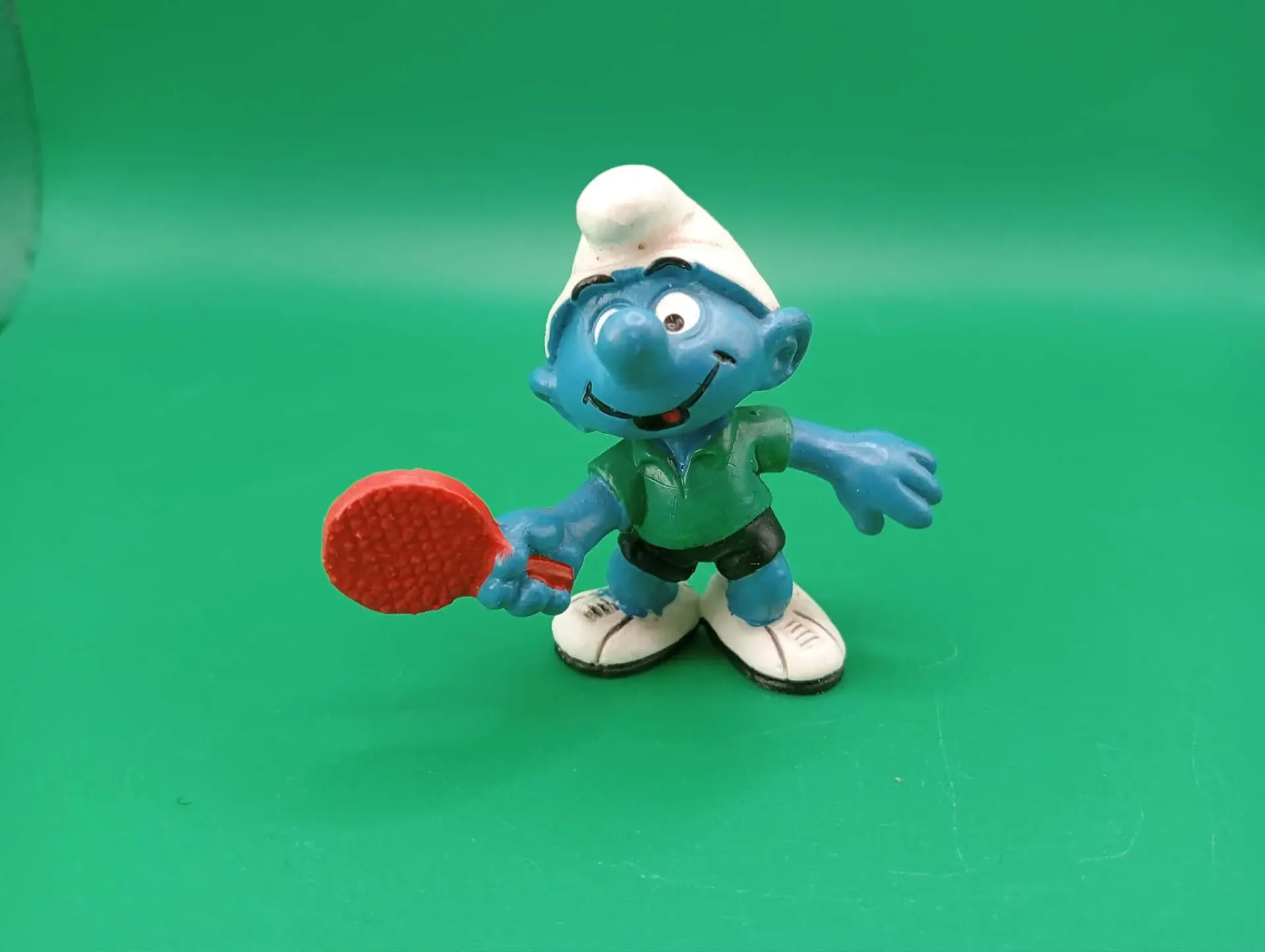 Schtroumpf Ping‑Pong – Peyo ’87 Germany – Figurine sportive