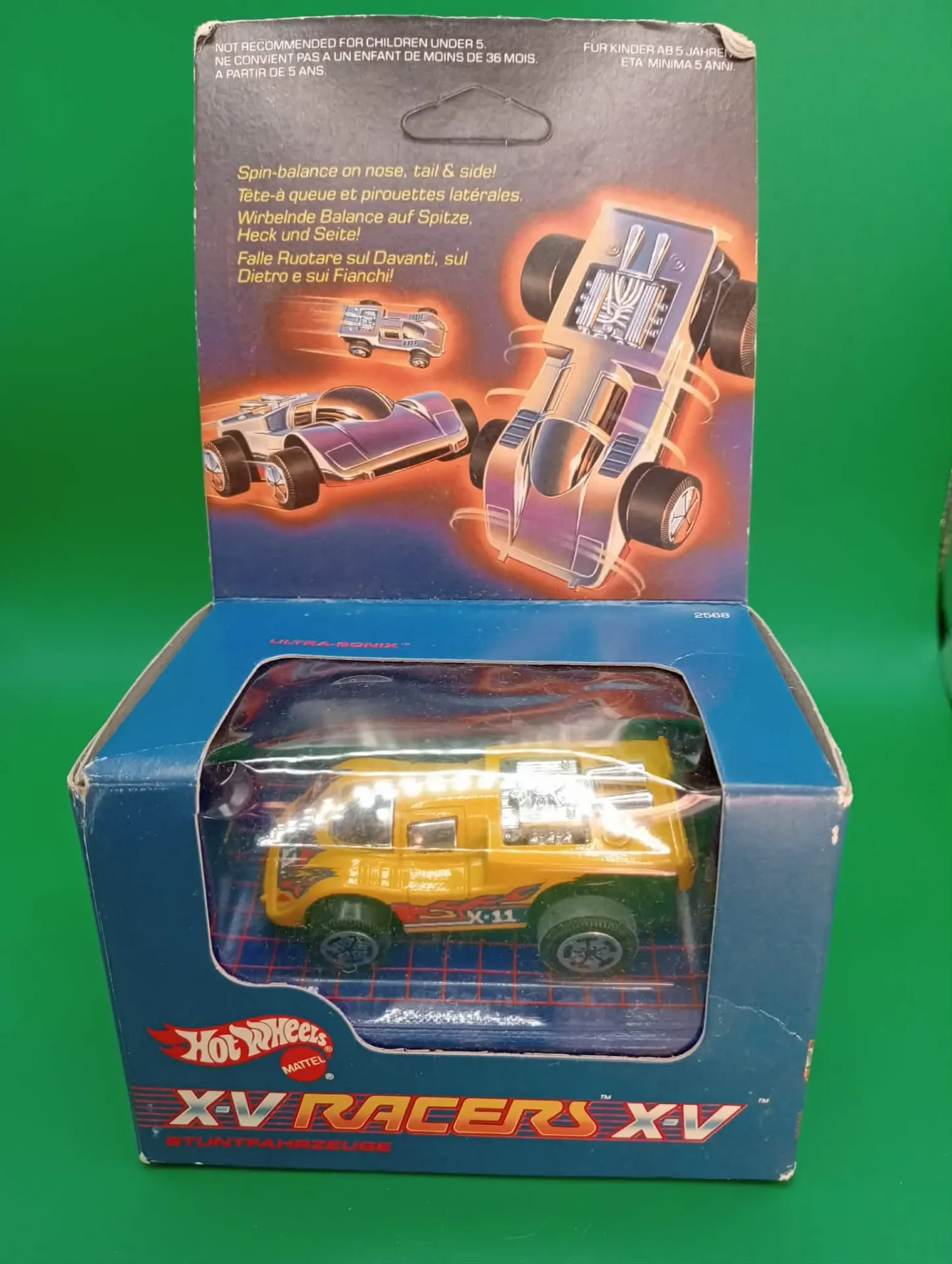 Hot Wheels X‑V Racers – Ultra‑Sonik™ – 1985 – Novo na caixa