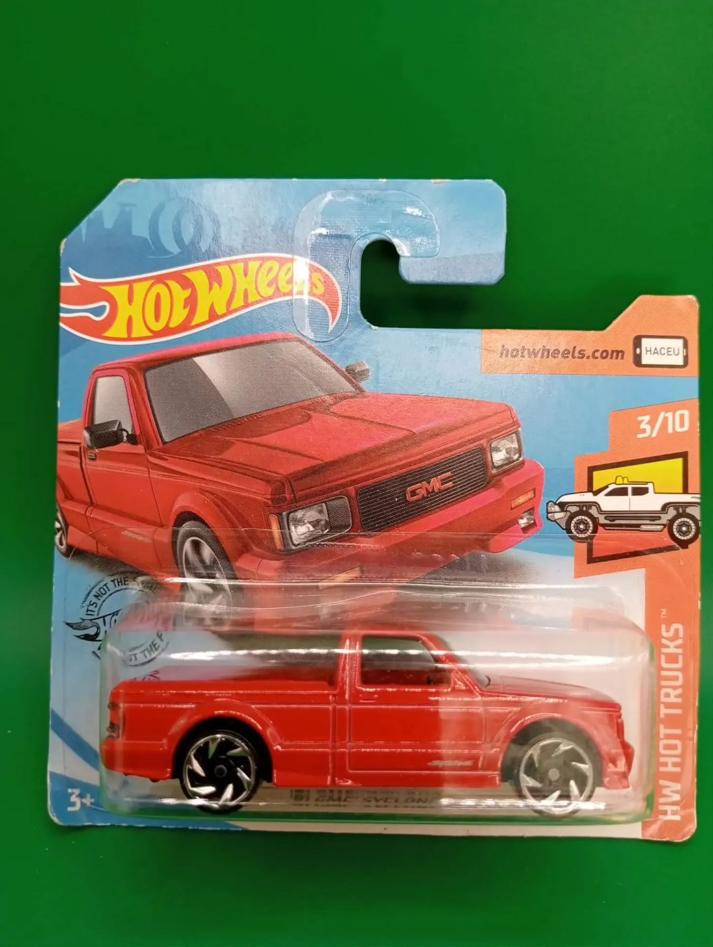 Hot Wheels ’91 GMC Syclone – HW Hot Trucks – Novo no blister