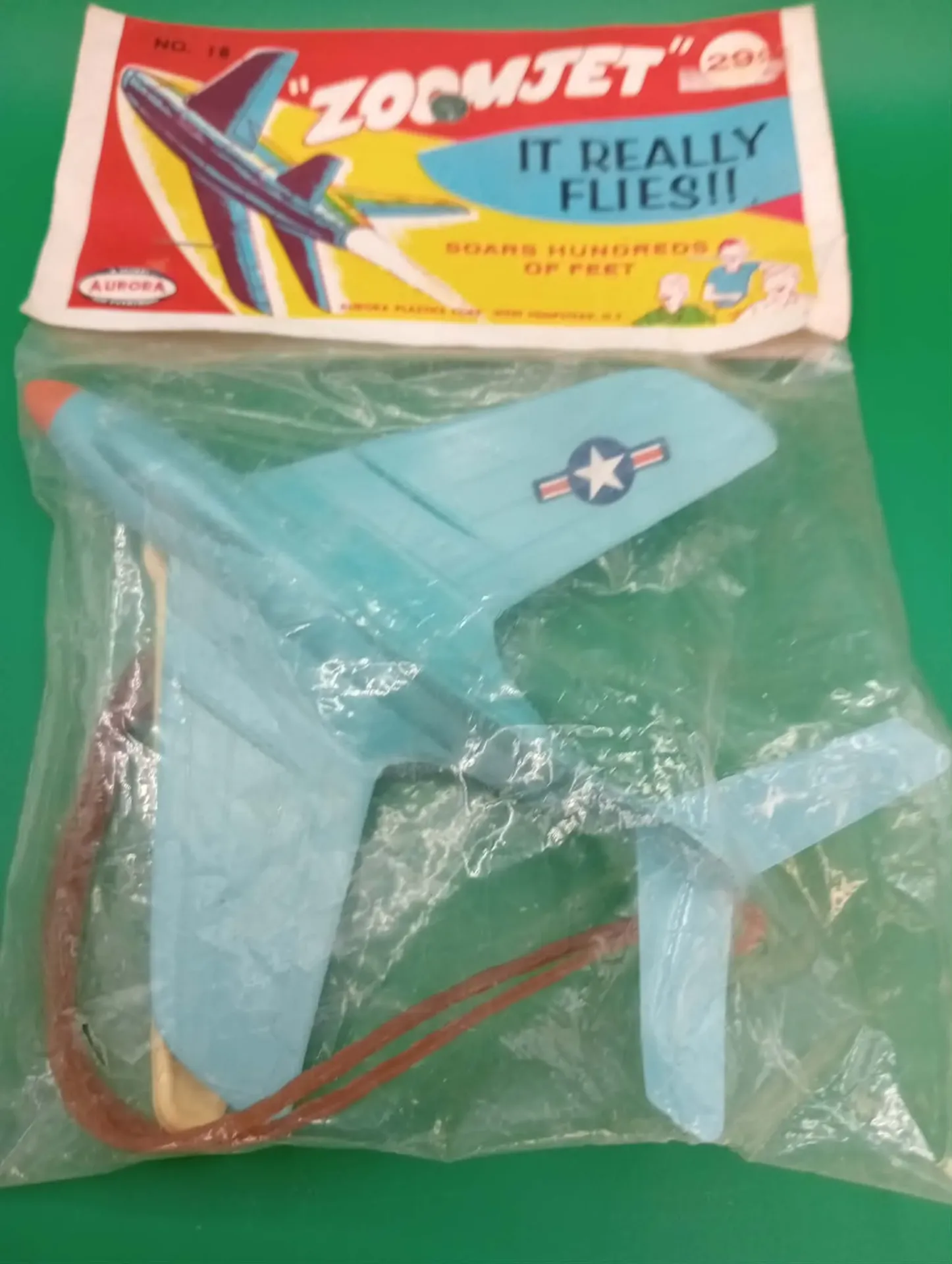 Aurora ZoomJet Nr. 18 (60er) – Versiegeltes Vintage‑Spielzeug