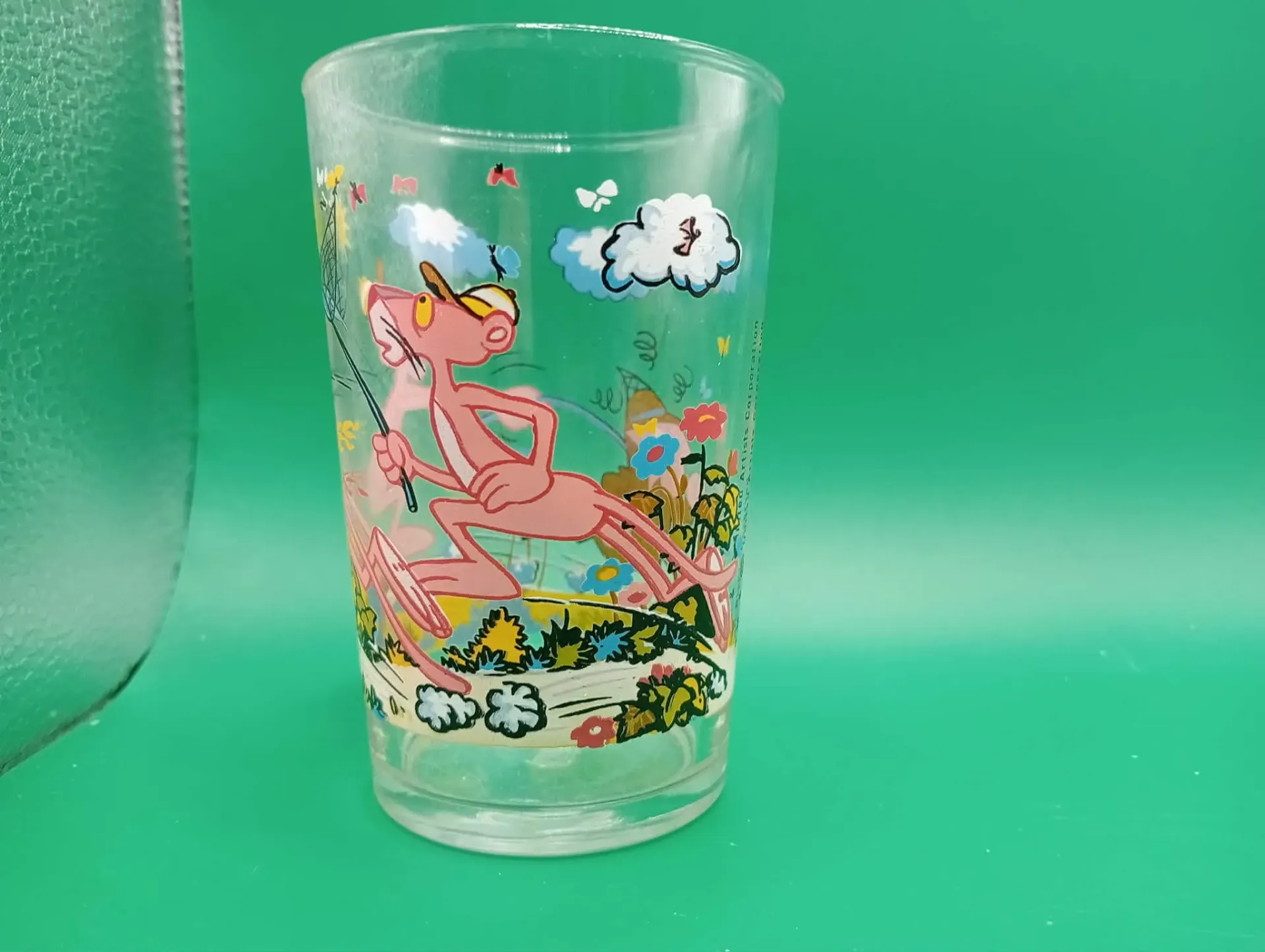 Pink Panther Glass – United Artists – Vintage