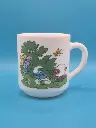 Tasse schtroumpfs Bénédictin 1986 - jouent et dansent