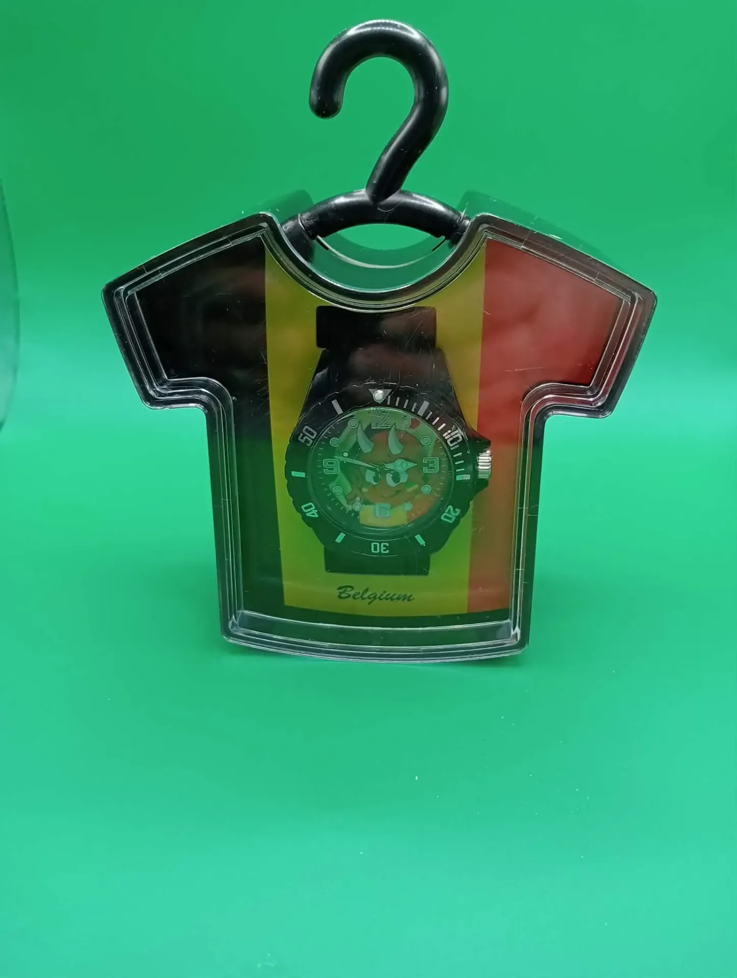 Horloge “Belgium – Red Devil” – Candy Pack Belgium – CE – T‑shirt blister