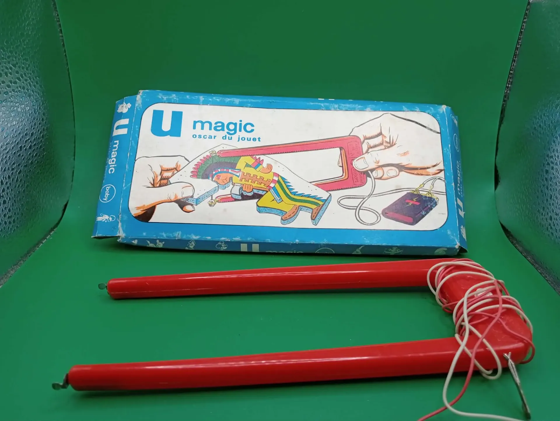 U‑MAGIC – Oscar du Jouet – Kit elettromagnetico vintage – Incompleto
