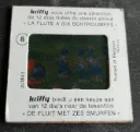 Diapositivo Kriffy n.º 8 – A Flauta dos Seis Smurfs – Publiart / Perfecta – Bélgica 1975