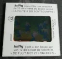 Diapositivo Kriffy n.º 12 – A Flauta dos Seis Smurfs – Publiart / Perfecta – Bélgica 1975