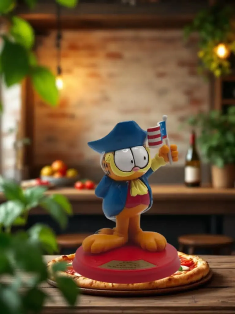 Figurine Garfield - George Washington