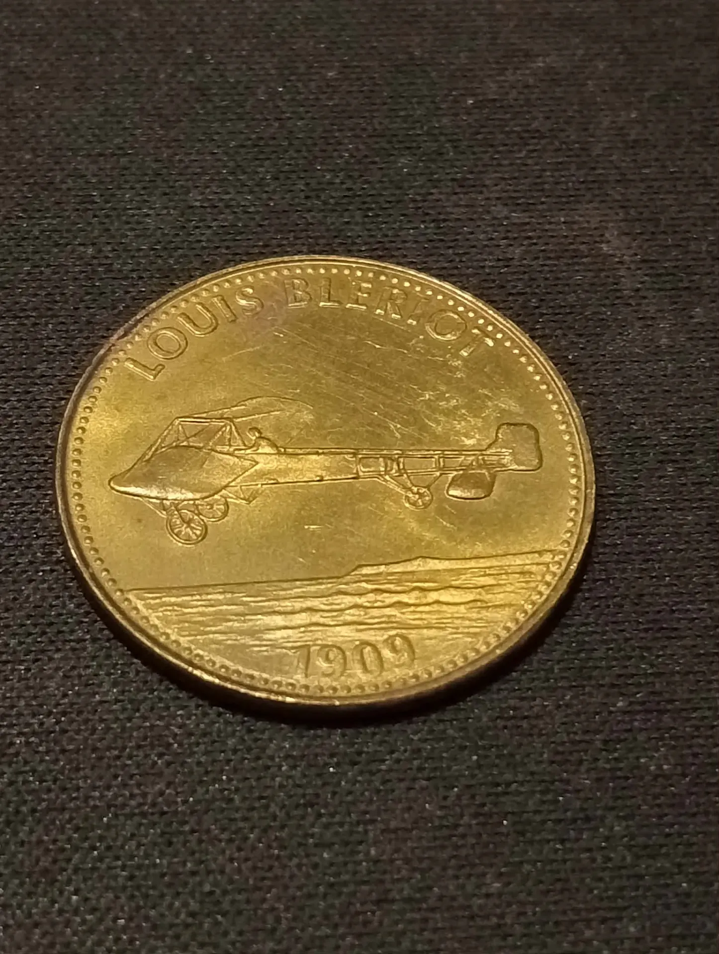 Médaille Shell – Louis Blériot 1909 – série aviation