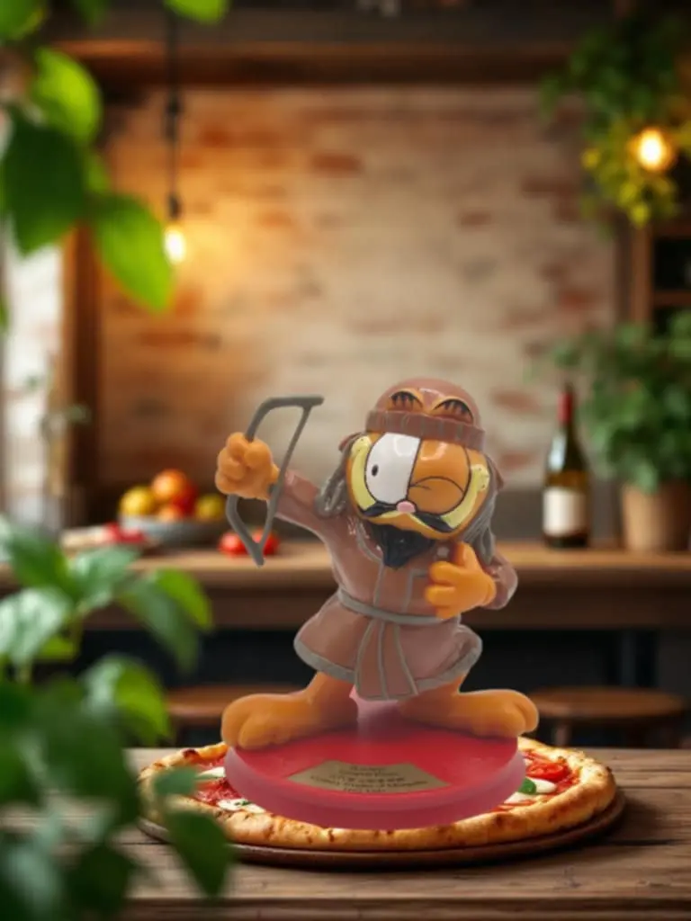 Figura Garfield – Gengis Kan – Versión humorística