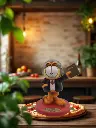 Garfield‑figuur “Einstein – The General Theory of Relativity” – 10 cm