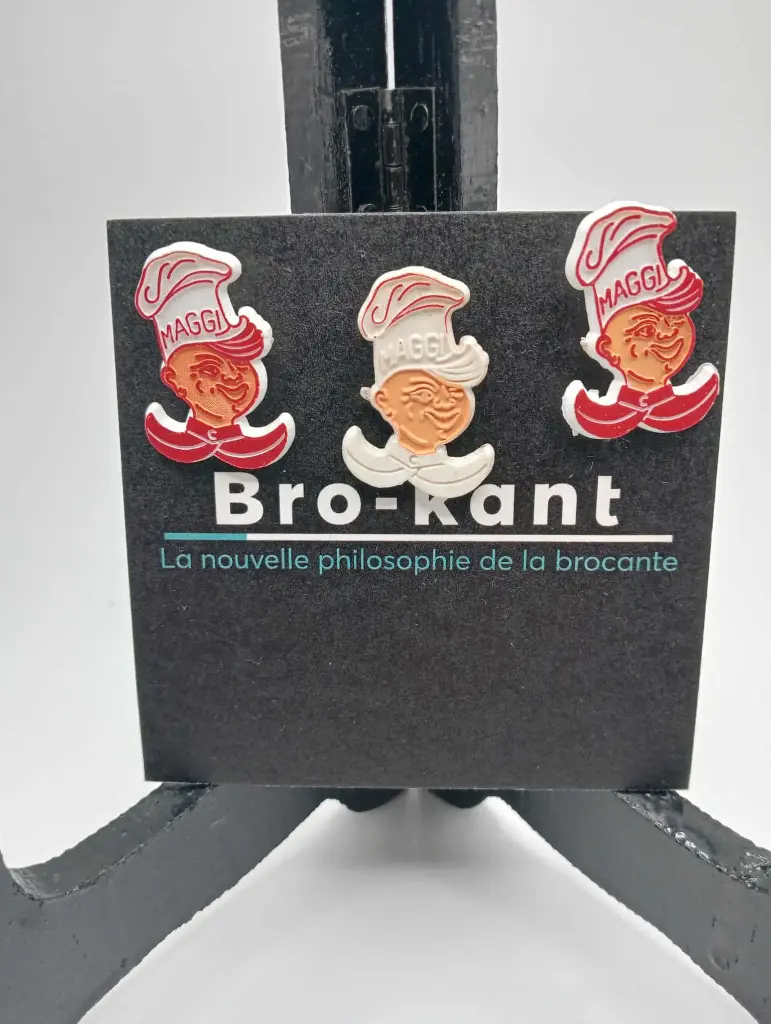 Lot de 3 épinglettes Maggi